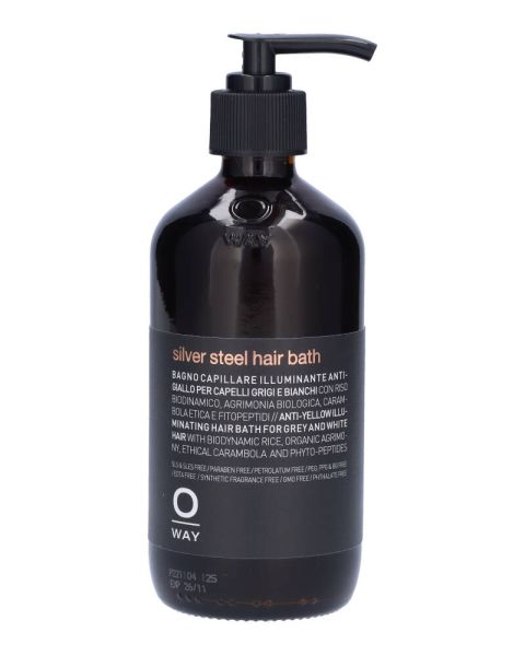 Oway Silver Steel Hair Bath Neutralizes warm tones