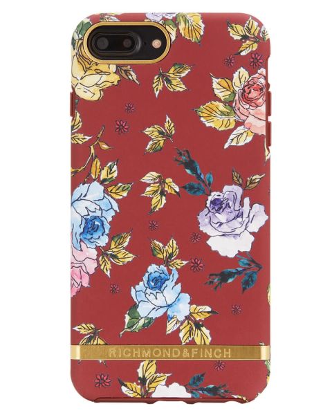 Richmond And Finch Red Floral Iphone 6/6S/7/8 PLUS Cover (U)
