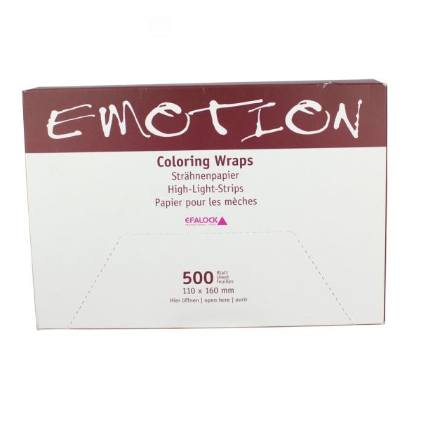 Efalock Emotion Coloring Wraps highlight paper 110x160 mm