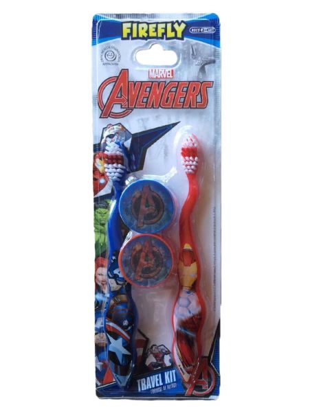 Marvel Avengers Travel Kit Toothbrushes (3+ years)