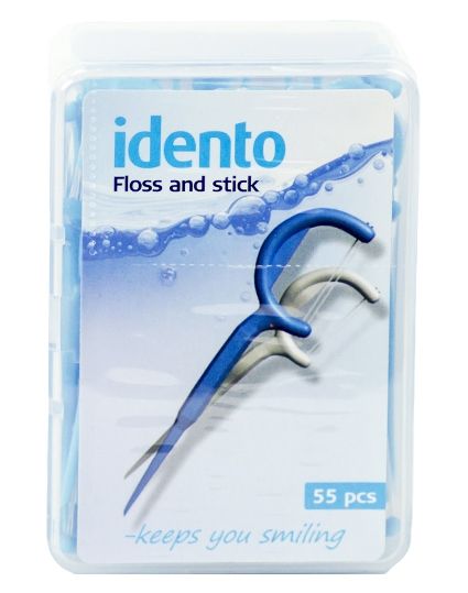 Idento Floss and Stick, TravelBox (blue)