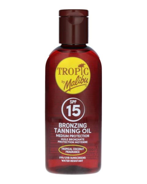 Tropic By Malibu Bronzing Tanning Oil SPF 15