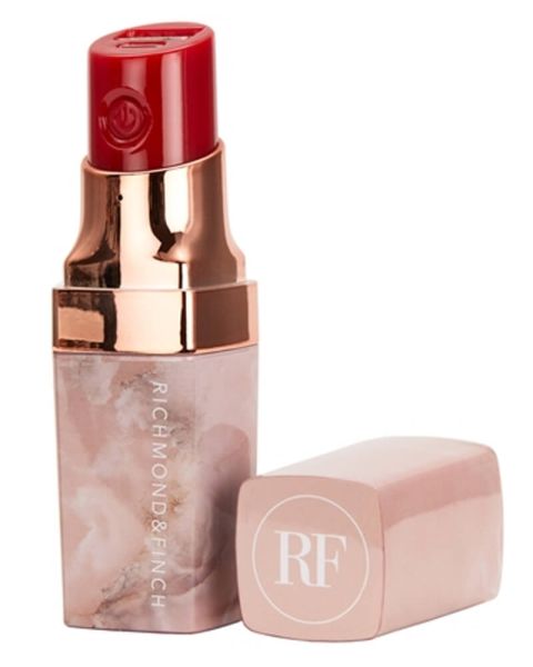 Richmond And Finch Lipstick Powerbank for iPhone and Android - Pink Marble