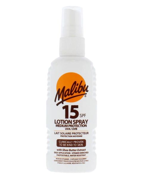 Malibu Sun Lotion Spray SPF 15