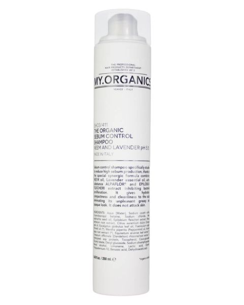 My.Organics The Organic Sebum Control Shampoo Neem And Lavender