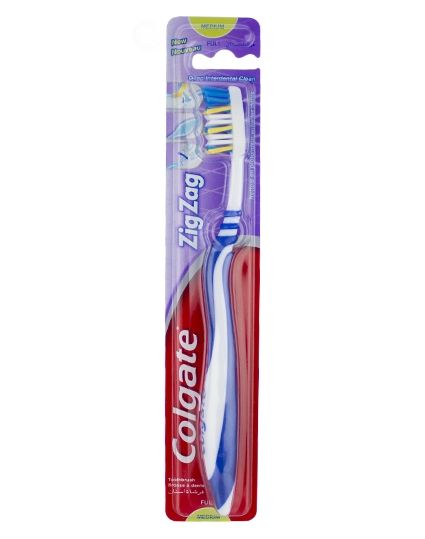 Colgate Zigzag Toothbrush - Medium - Blue