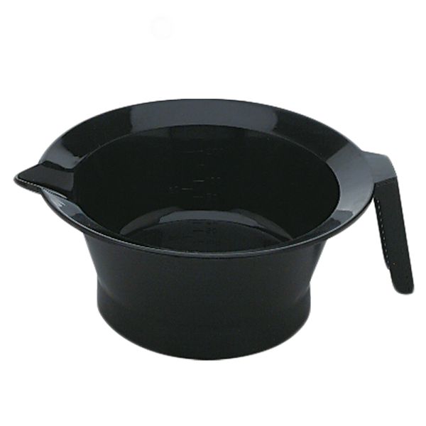 Sibel Hair Dye bowl with handle and pouring spout (Black) 0089541-02