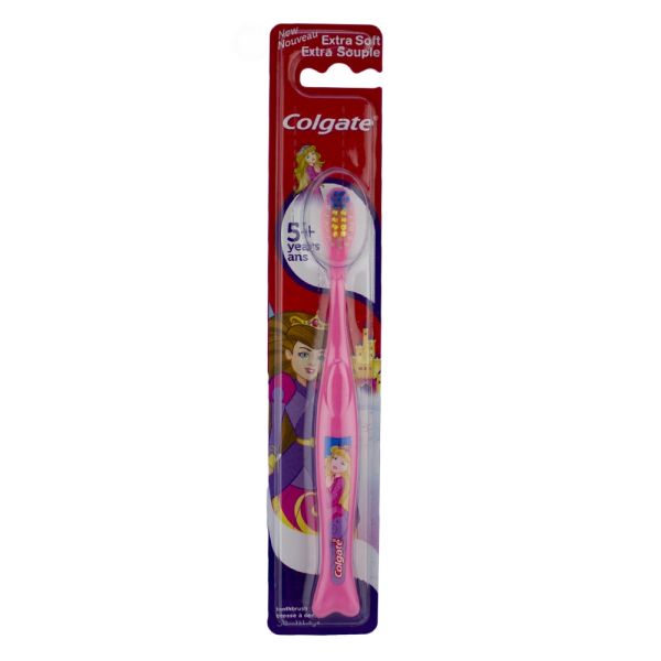 Colgate Toothbrush Kids 5+ years - Extra soft - Pink Princess