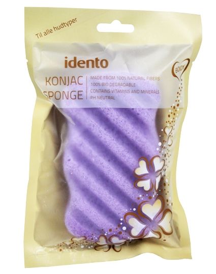 Idento Konjac Body Sponge Wave Lavender (Purple)