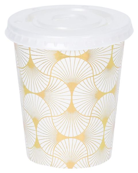 Party Collection Cardboard Cup Gold Oister
