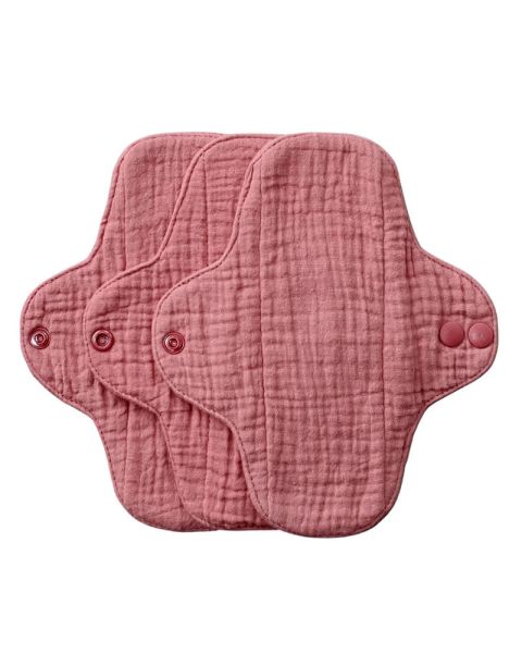 Women's Place Fabric Binding Panty Liners Dusty Rose