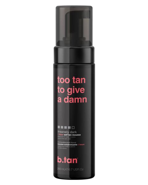 b.tan Too Tan To Give A Damn 1 Hour Self Tan Mousse